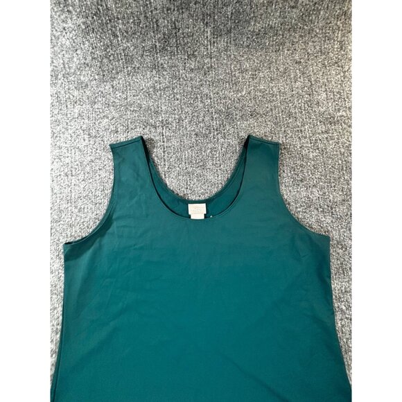 Chico's Tank Top Women's 2 Green Stretch Sleeveless top New Without Tag - Picture 7 of 7